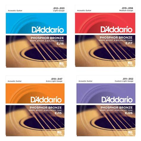 daddario|ACOUSTIC GUITAR STRINGS